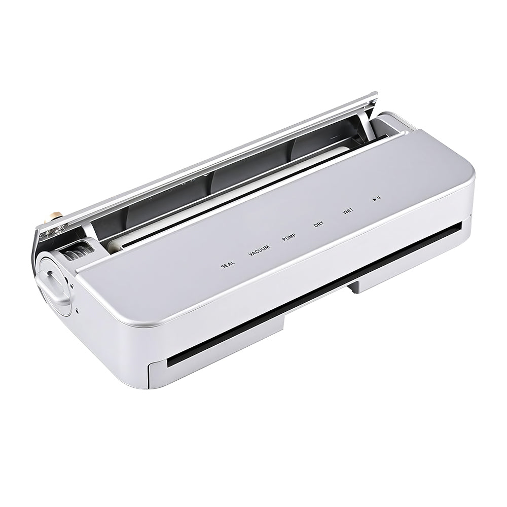 Smart Vacuum Sealer with Built-in Cutter & 5M Bag Roll, 5 Modes