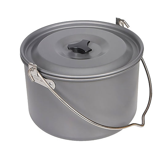 Camping Pot Cookware Portable Cooking Pot for Outdoor Camping Hiking 5 Quart