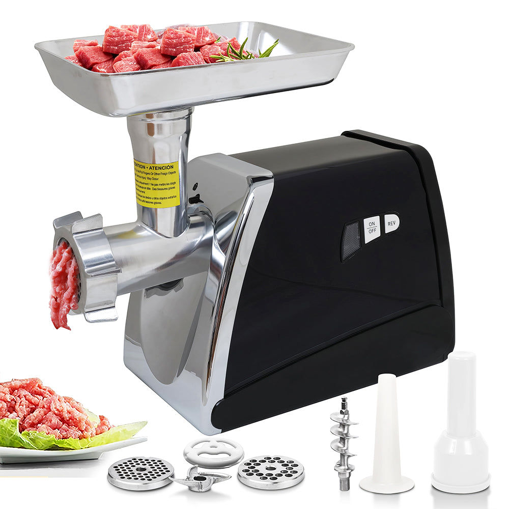 Electric Meat Grinder #12, 575W Stainless Steel Mincer with Sausage Kit