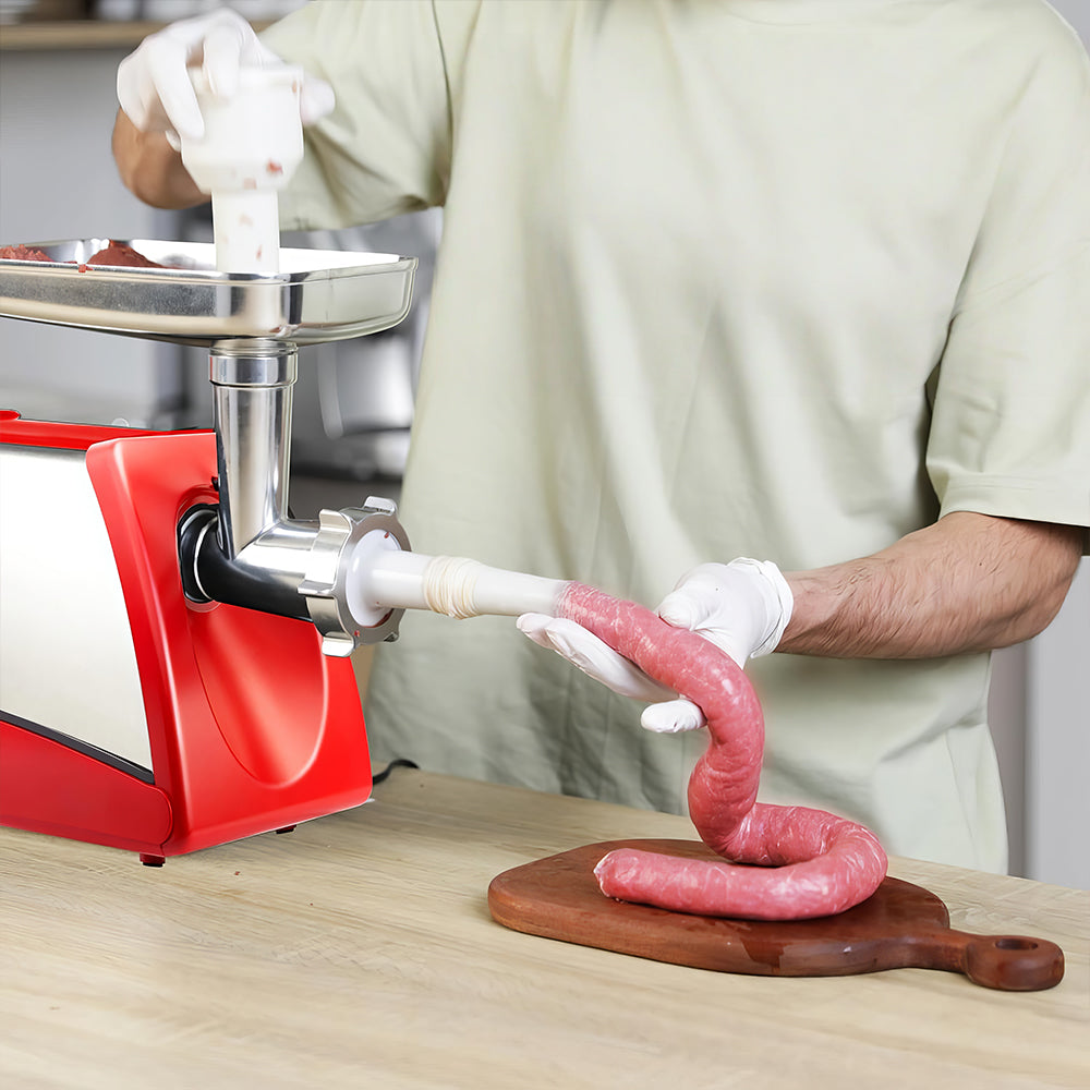 Electric Meat Grinder #12, 575W Stainless Steel Mincer with Sausage Kit