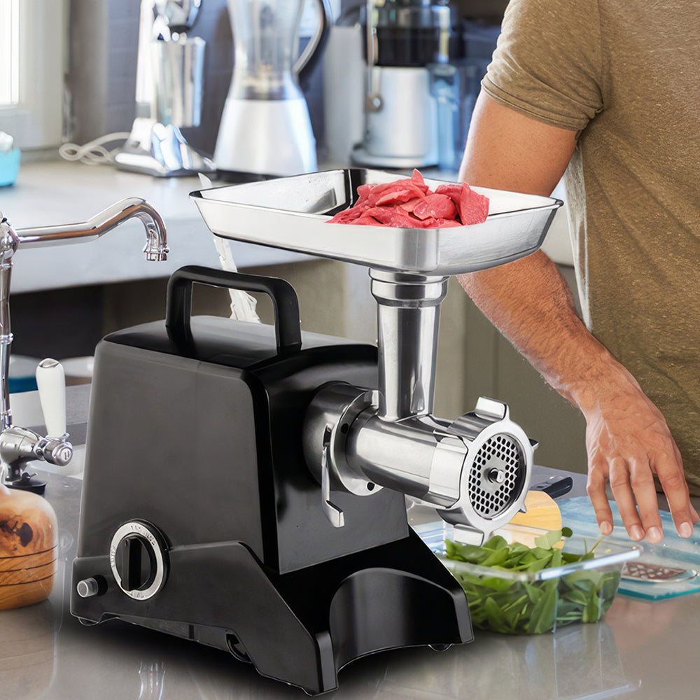 Electric Meat Grinder #12, 575W Stainless Steel Mincer with Sausage Kit
