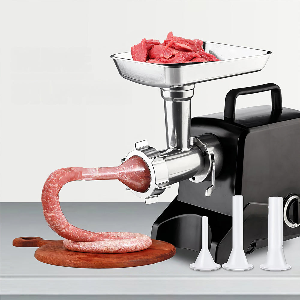 Electric Meat Grinder #12, 575W Stainless Steel Mincer with Sausage Kit