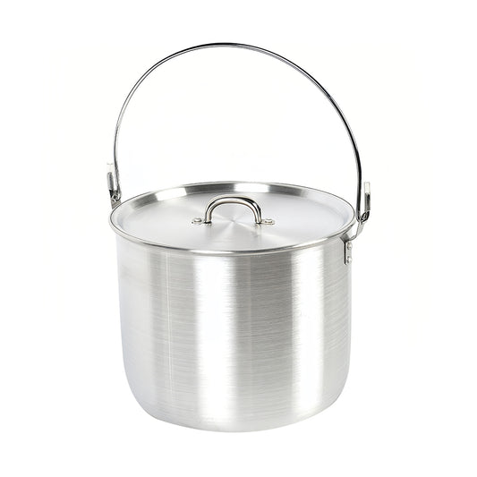 Nested Pot Aluminum Lightweight Cooking Pot Set Outdoor Large Stock with lid and folding handle 4L