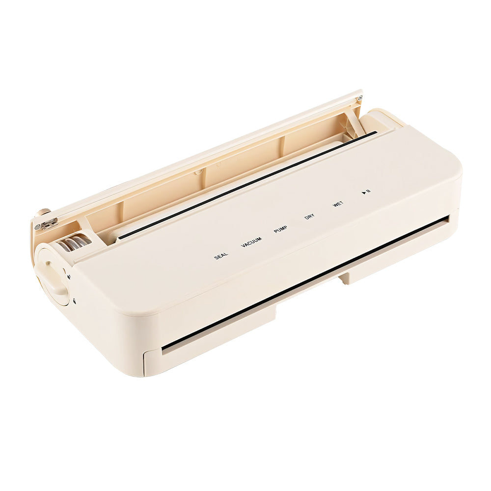 Smart Vacuum Sealer with Built-in Cutter & 5M Bag Roll, 5 Modes