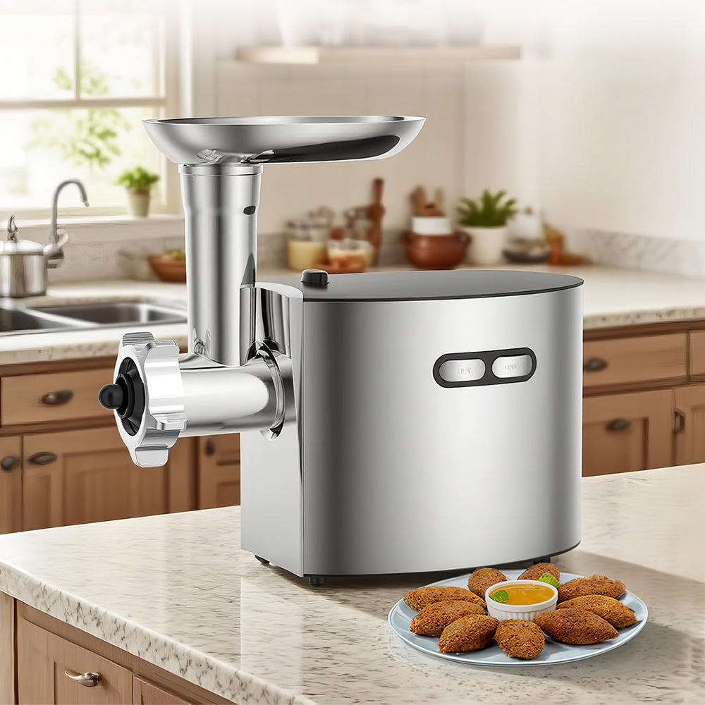 Electric Meat Grinder 2600W Heavy Duty with Sausage & Kubbe Kit