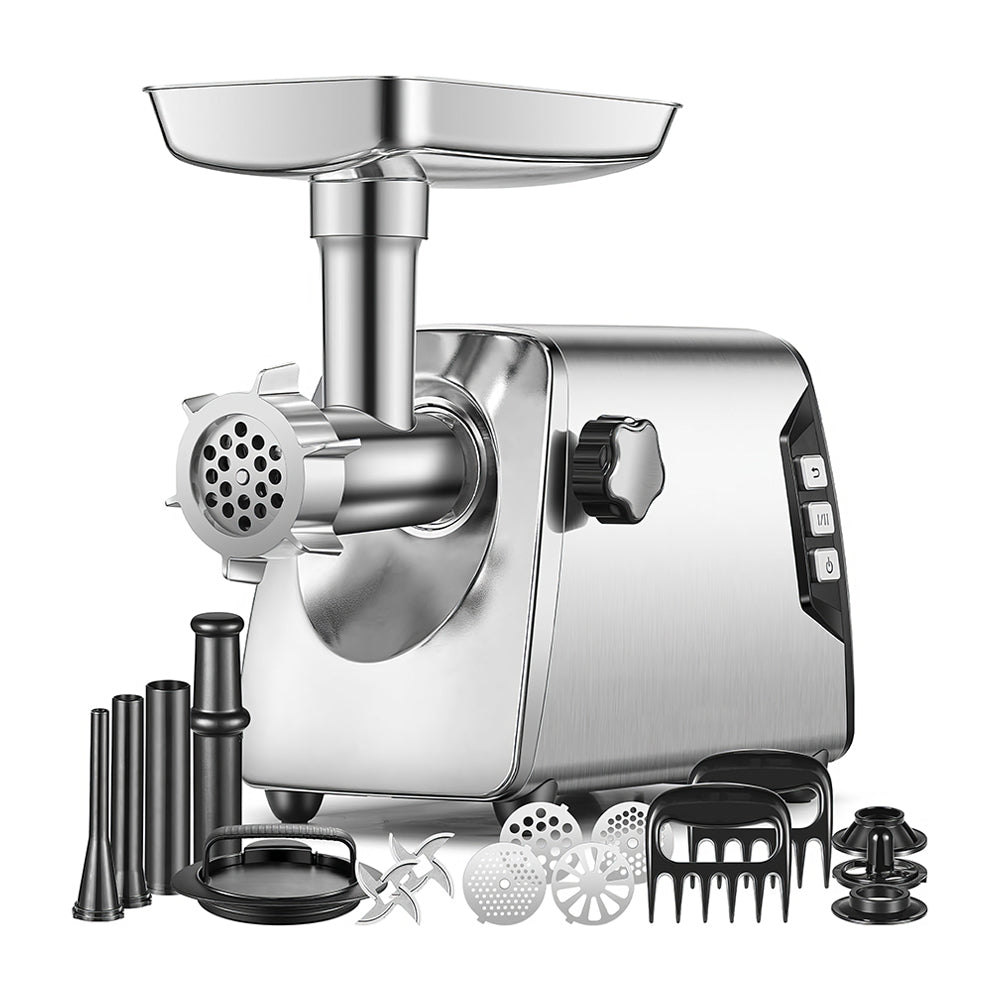 #12 Heavy Duty Meat Grinder 3000W with 3 Speeds & Sausage Maker Set