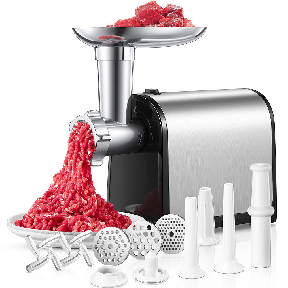 Electric Meat Grinder 3200W Heavy Duty with Sausage & Kubbe Kit