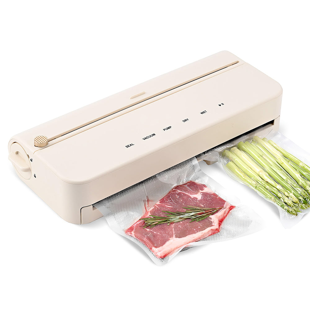 Smart Vacuum Sealer with Built-in Cutter & 5M Bag Roll, 5 Modes