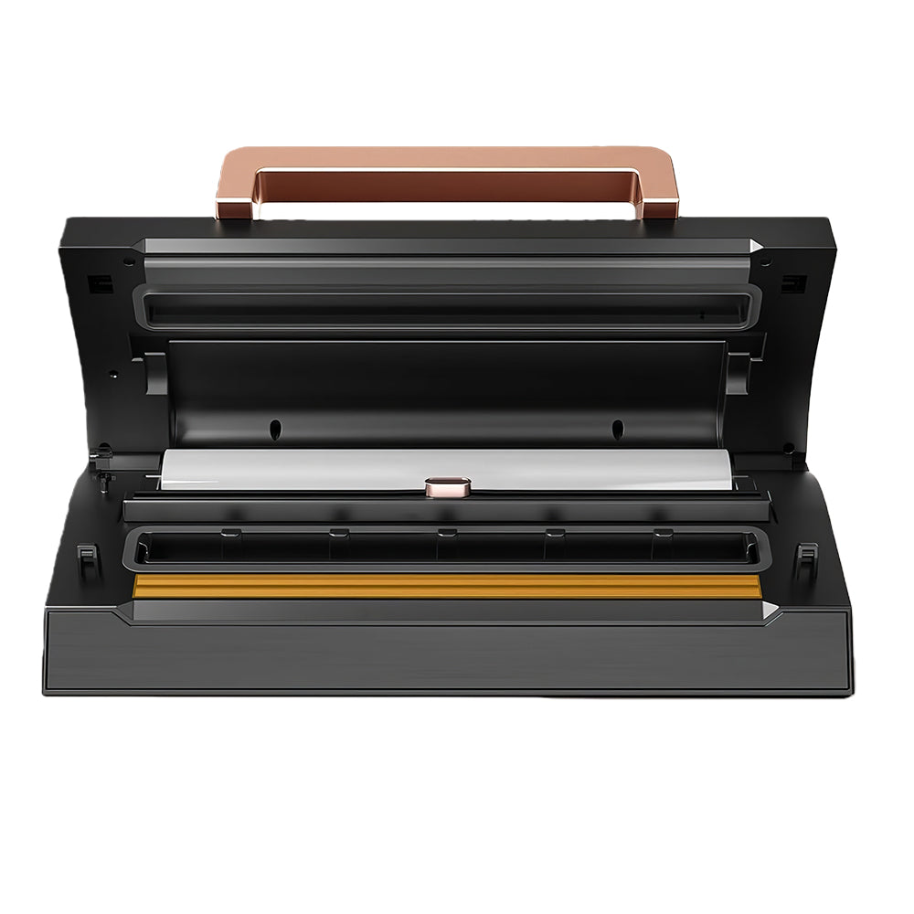 Upgraded Stainless Steel Vacuum Sealer with Double Heat Seal & Cutter