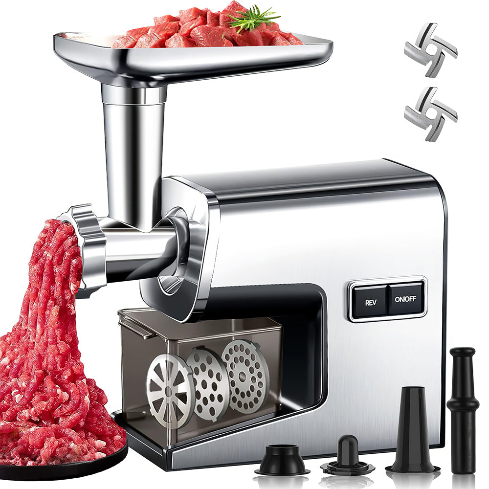 3000W Electric Meat Grinder, Heavy Duty Mincer with Sausage Kit
