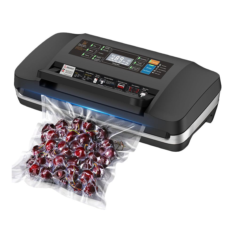 95kPa Commercial Vacuum Sealer with Double Pump & Built-in Cutter