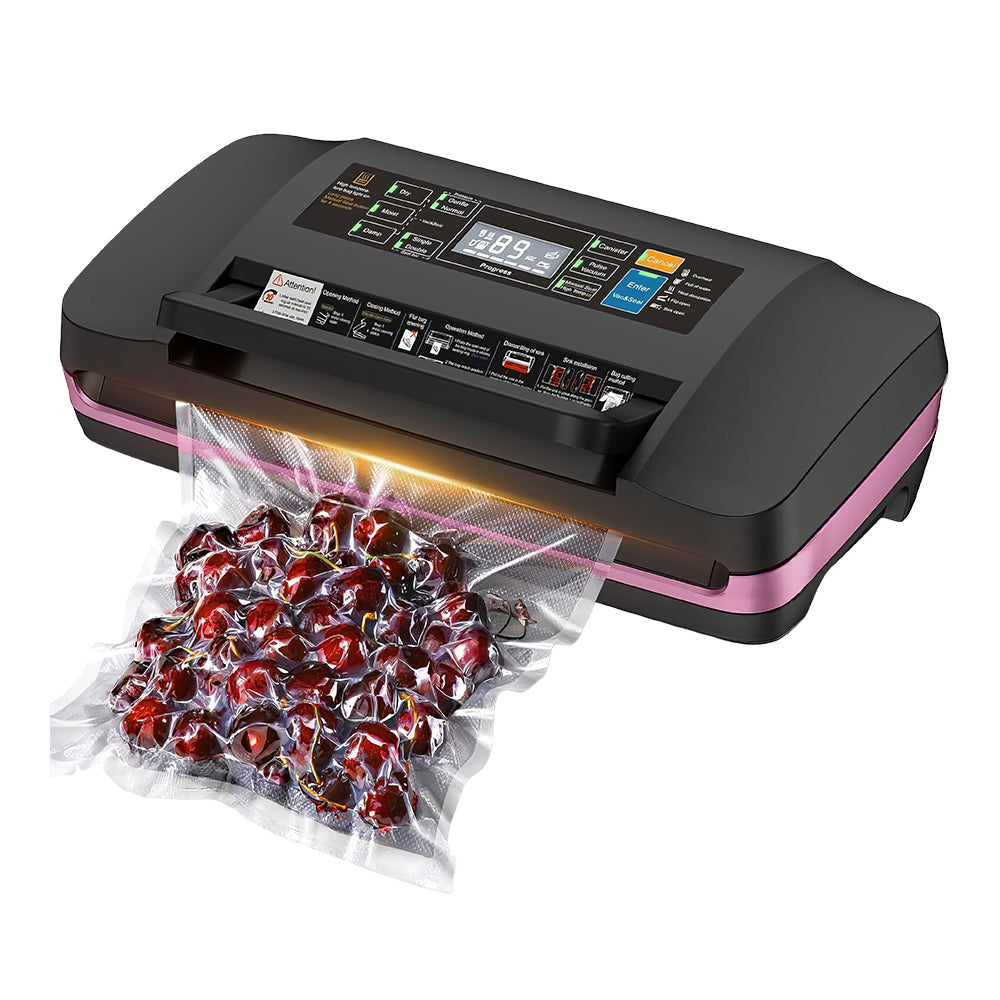 95kPa Commercial Vacuum Sealer with Double Pump & Built-in Cutter