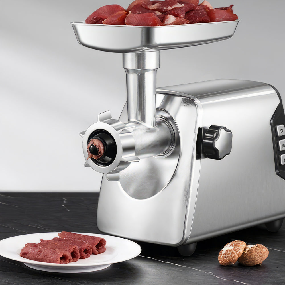 #12 Heavy Duty Meat Grinder 3000W with 3 Speeds & Sausage Maker Set