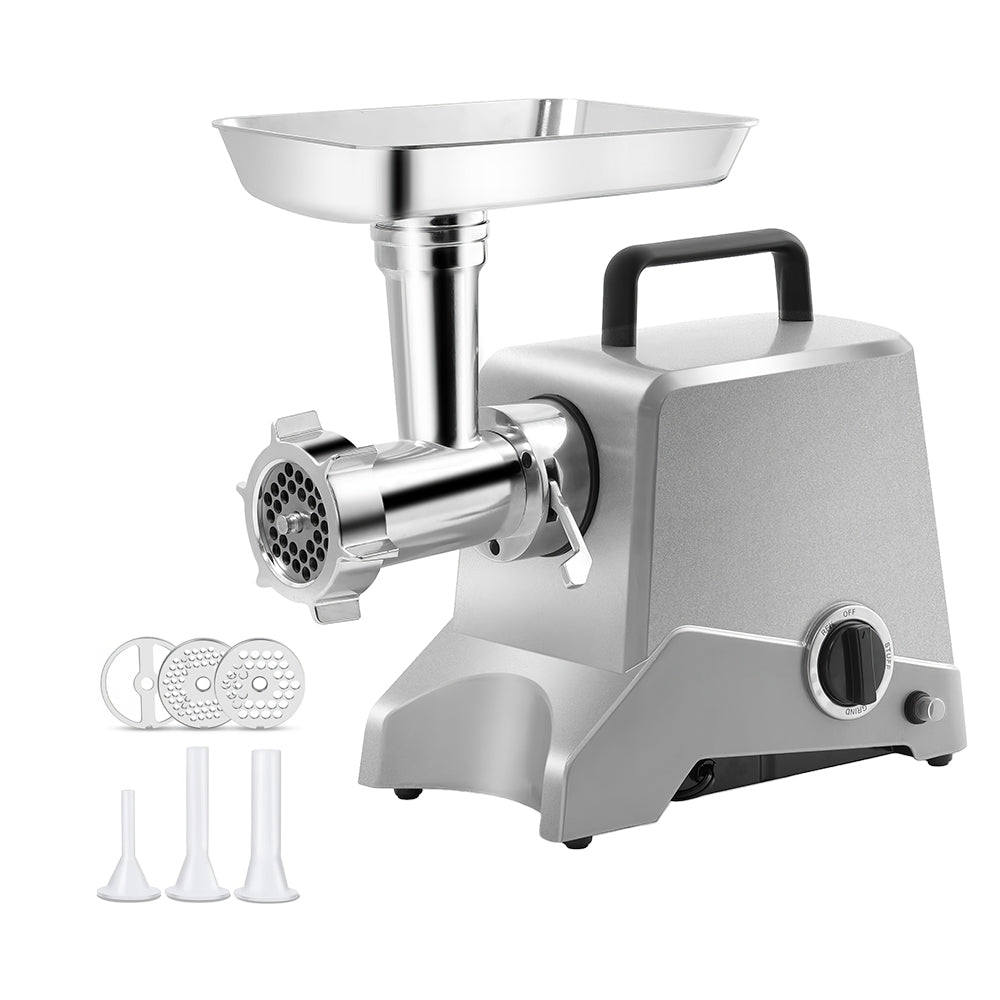 Electric Meat Grinder #12, 575W Stainless Steel Mincer with Sausage Kit