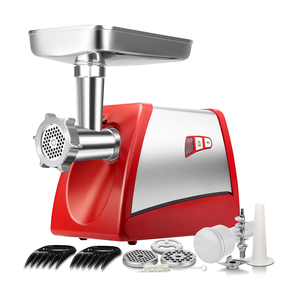 Electric Meat Grinder #12, 575W Stainless Steel Mincer with Sausage Kit