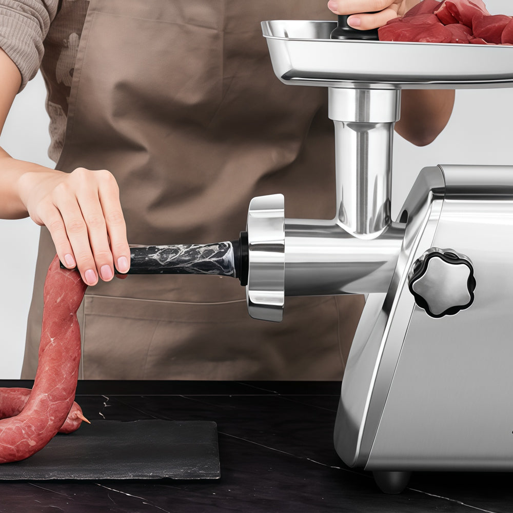 #12 Heavy Duty Meat Grinder 3000W with 3 Speeds & Sausage Maker Set