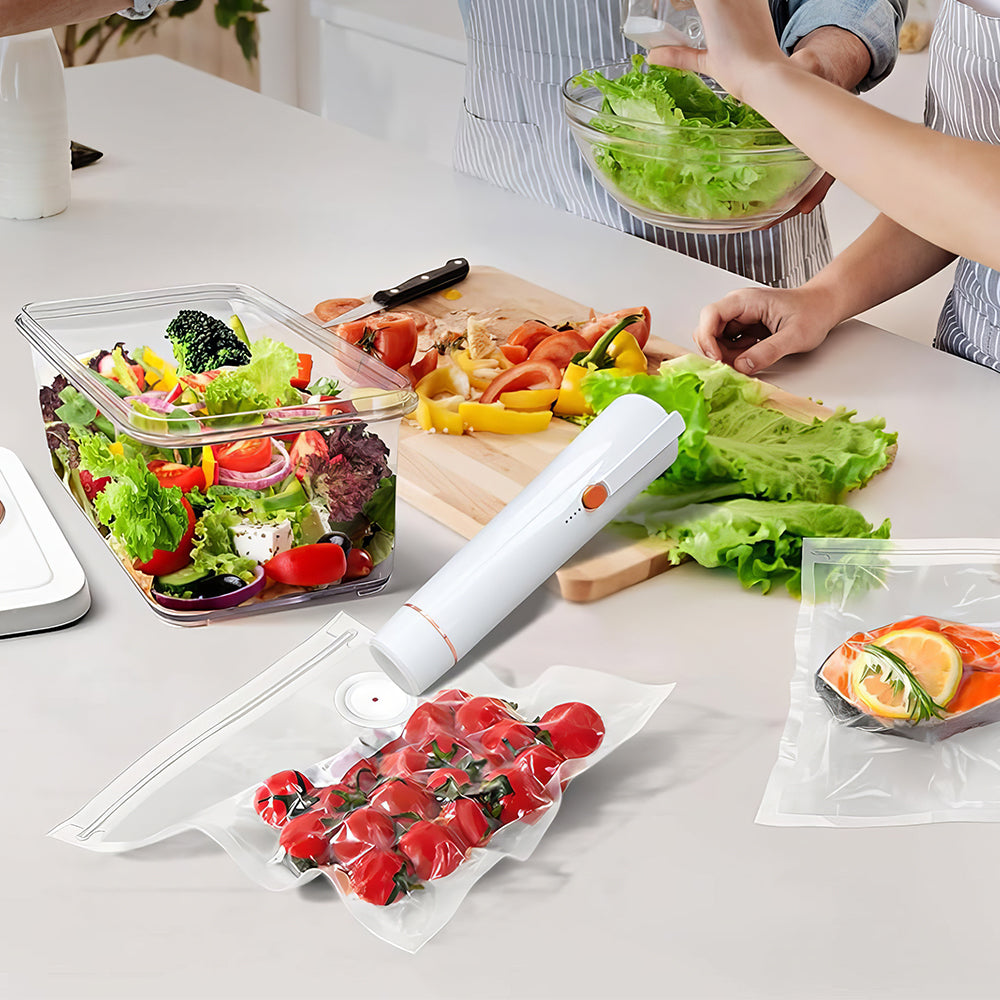 Handheld Vacuum Sealer with 3 Containers & 20 Reusable Bags