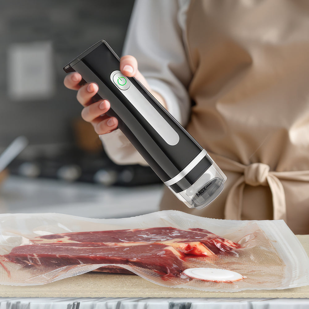 Handheld Vacuum Sealer with Visible Water Tank & 30 Reusable Bags