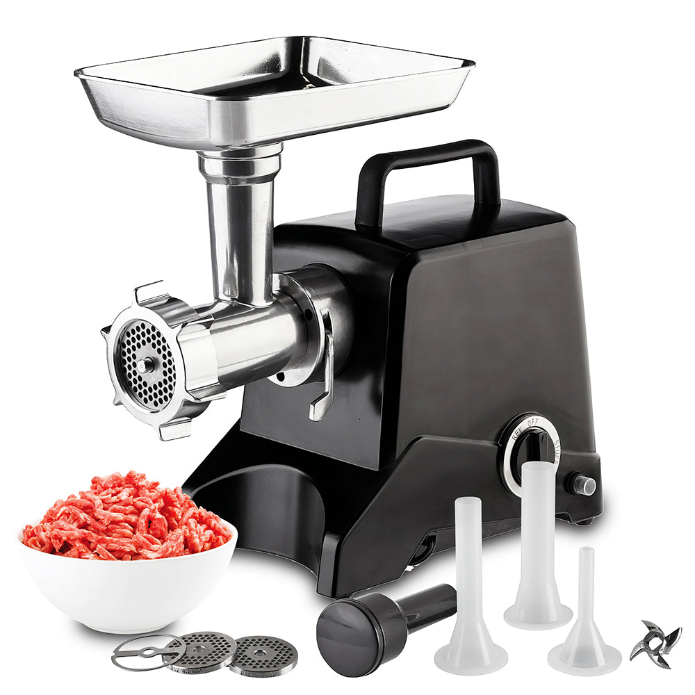 Electric Meat Grinder #12, 575W Stainless Steel Mincer with Sausage Kit