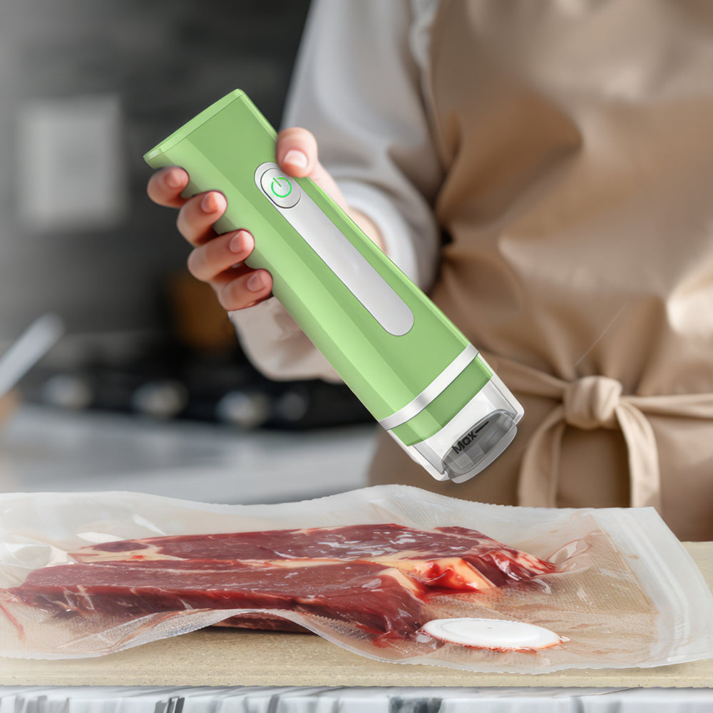 Handheld Vacuum Sealer with Visible Water Tank & 30 Reusable Bags