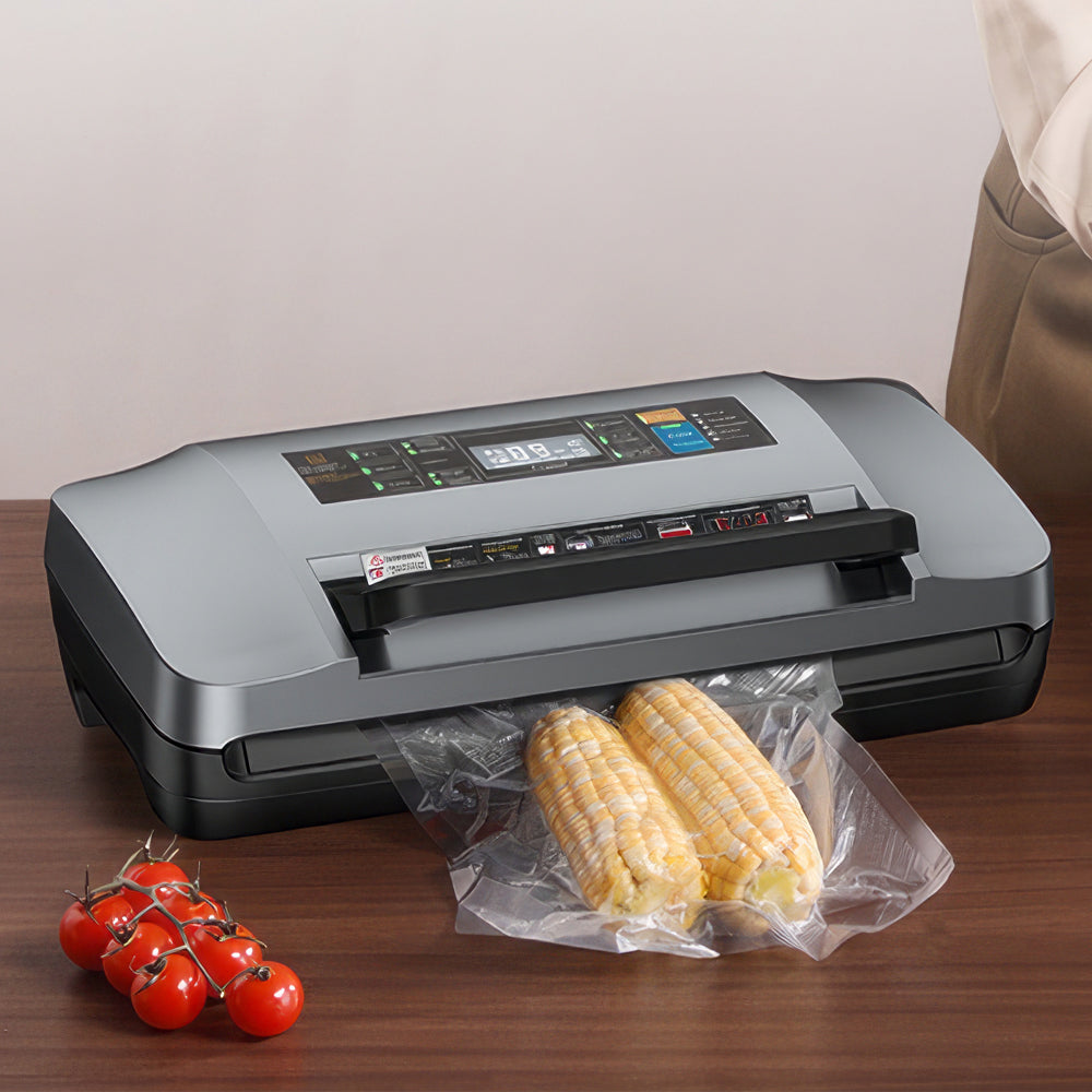95kPa Commercial Vacuum Sealer with Double Pump & Built-in Cutter